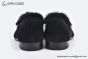 Hermes Honore Black Suede Leather with Hair Details