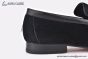 Hermes Karl Black Suede Leather Loafer