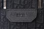 Dior Toiletry Bag Black Oblique Jacquard with Black Grained Calfskin