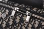 Dior Lingot 50 Bag Beige & Black Oblique Jacquard with Black Grained Calfskin