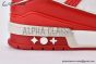LV x Product Red Trainer Sneaker Monogram-embossed Red & White 1A8PJW