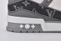 LV Trainer Sneaker Monogram Denim & Embossed Grey 1ADF5C