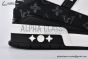 LV Trainer Sneaker Monogram Denim & Embossed Black 1A9JG9