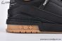 LV Trainer Sneaker Damier Embossed Leather Black 1AHTSW