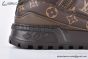 LV Trainer Maxi Sneaker Monogram Leather Brown 1AD7DP