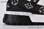 LV Trainer Maxi Sneaker Monogram Denim Black 1ACXAG