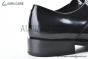 Balenciaga Black Waxed Leather Derby