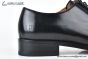 Ferragamo Smooth Black Leather Derby