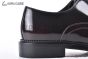 Ferragamo Brown Patent Leather Lace-up Derby