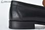 Ferragamo Gancini Black Grained Leather Loafer