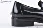 Prada Black Brushed Leather Loafer
