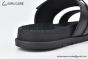 Hermes Jackson Black Calf Leather Sandal