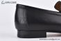 Hermes Paris Black Leather Loafer