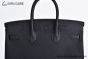 Hermes Birkin 25 Noir Togo Leather Palladium Hardware Fully Handmade