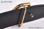 HERMES Tete de Cheval Belt Permabrass Buckle & Graphite / Craie Reversible Togo & Box 135 Leather Belt