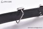 HERMES Constance Touareg Belt Buckle & Noir / Orange Reversible Togo & Box 135 Leather Belt