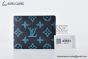 LV Multiple Wallet Navy River Blue Monogram Leather M82323
