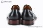Dior Carlo Black Smooth Leather Derby with Silver-Finish Studs
