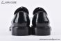 Ferragamo Black Patent Leather Lace-up Derby