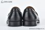 Ferragamo Gancini Black Grained Leather Loafer