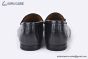 Gucci Black Croco Patern Leather Loafer with Horsebit