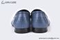 Hermes Paris Blue Leather Loafer