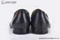 Hermes Paris Black Goat / Blue Croco Patern Leather Loafer