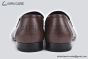 Hermes Paris Dark Brown Leather Loafer