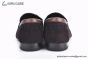 Hermes Karl Dark Brown Suede Leather Loafer