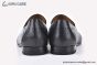Hermes Ancora Black Smooth / Croco Patern Leather Loafer