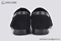 Hermes Karl Black Suede Leather Loafer