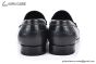 Hermes Karlo Black Smooth Leather Loafer with Black H Buckle