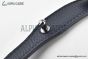Dior Mini Saddle Messenger Bag with Flap Blue Oblique Jacquard with Blue Grained Calfskin