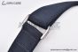 Dior & Hylton Nel Rider 2.0 Zipped Messenger Bag Blue Grained Calfskin