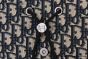Dior Saddle Backpack Beige & Black Dior Oblique Jacquard with Black Grained Calfskin