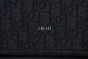 Dior Hit the Road Backpack with Flap Black Oblique Jacquard with Black Grained Calfskin