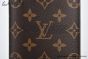 LV Brazza Wallet Brown Monogram Eclipse Canvas M66540
