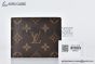 LV Slender Wallet Brown Monogram Eclipse Canvas M64002