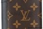 LV Brazza Wallet Brown Monogram Eclipse Reverse Canvas M69410