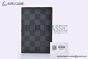 LV Passport Cover Black Damier Graphite Canvas N64411