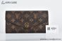 LV Sarah Wallet Brown Monogram Canvas M62234