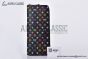 LV x TM Clemence Wallet Black Murakami Monogram Canvas M13408