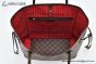 LV Neverfull MM Damier Ebene Canvas Cerise Red & Brown N40599