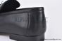 Hermes Paris Black Goat Leather Loafer with Tassel