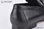 Hermes Karl Black Smooth / Croco Patern Leather Loafer