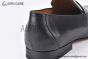 Hermes Ancora Black Smooth / Croco Patern Leather Loafer