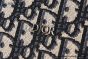 Dior Lingot 50 Bag Beige & Black Oblique Jacquard with Black Grained Calfskin