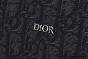 Dior Lingot 50 Bag Black Oblique Jacquard with Black Grained Calfskin