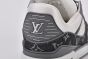 LV Trainer Sneaker Monogram Denim & Embossed Grey 1ADF5C