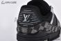 LV Trainer Sneaker Damier Denim & Leather Black 1ACPSM